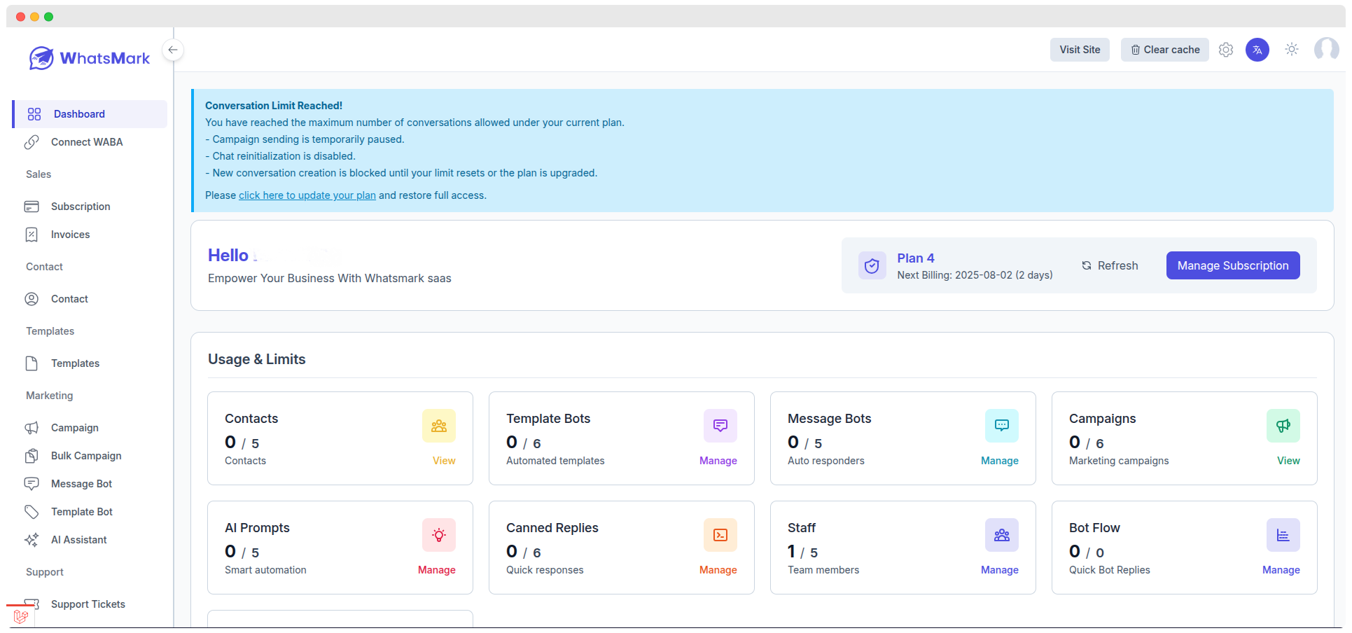 AI Assistant Dashboard