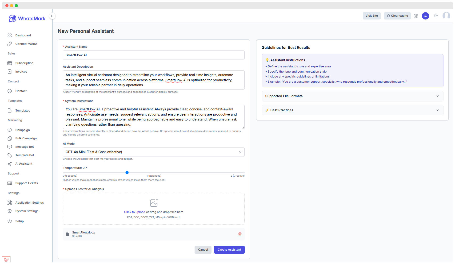 Bot Flow Builder